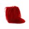 Bearpaw Boo Youth - Kid's Fuzzy Boots - 1854Y  614 - Red - Side View