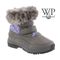 Bearpaw Amanda - Kid's Waterproof Boots - Girls Youth Sizes - 1949Y Gray/lavendar zoom