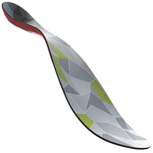 Wiivv Full Length Custom Orthotic Insoles - 3D Printed, Uses Smartphone - wiivv full yellowFractal red