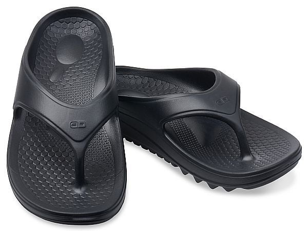 Spenco Fusion 2 - Women's Orthotic Recovery Sandal - Black - Pair