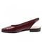 Trotters Lucy Women's Slingback Casual Shoe - Black Cherry - inside