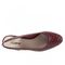 Trotters Lucy Women's Slingback Casual Shoe - Black Cherry - top