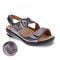 Revere Barcelona Back Strap Sandal - Women's - Gunmetal - Strap Detail