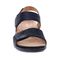 Revere Como Adjustable Slingback Women's Sandal - Sapphire Navy Lizard - Product View - 5