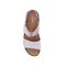 Revere Como Adjustable Slingback Women's Sandal - Silver Fusion - Product View - 4