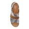 Revere Como Adjustable Slingback Women's Sandal - Silver Safari - Product View - 4