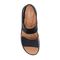 Revere Como Adjustable Slingback Women's Sandal - Black Lizard - Product View - 4