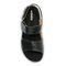 Revere Como - Women's Adjustable Sandal - Como Black Croc Top