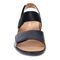 Revere Como Adjustable Slingback Women's Sandal - Black Lizard - Product View - 5