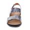Revere Como Adjustable Slingback Women's Sandal - Silver Safari - Product View - 5