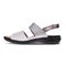 Revere Como Adjustable Slingback Women's Sandal - Silver Fusion - Product View - 3