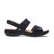 Revere Como Adjustable Slingback Women's Sandal - Sapphire Navy Lizard - Product View - 2