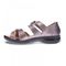 Revere Geneva Closed Heel Leather Sandals - Women's - Gunmetal - Side 2