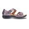 Revere Geneva Supportive Removable-Footbed Women's Sandal - Gunmetal - Product View - 2