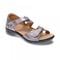 Revere Geneva Closed Heel Sandal - Women's - Gunmetal - Angle