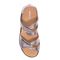 Revere Geneva Supportive Removable-Footbed Women's Sandal - Gunmetal - Product View - 4