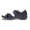 Revere Geneva Supportive Removable-Footbed Women's Sandal - Black - Product View - 3