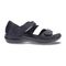 Revere Geneva Supportive Removable-Footbed Women's Sandal - Black - Product View - 2