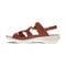 Revere Emerald 3 Strap Leather Sandals New Arrivals - Women's - Cognac - Side 2