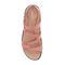 Revere Emerald 3 Strap Leather Sandals New Arrivals - Women's - Peachy - Overhead