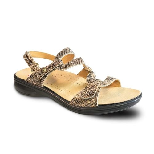 Revere Miami - Women's Adjustable Sandal - Miami Bronze Snake