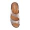 Revere Rio Removable Comfort Insert Adjustable Support Women's Slide - Metallic Interest - Product View - 4