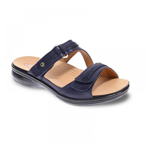 Revere Rio - Women's Adjustable Slide - sandal Navy Lizard