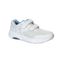 Instride Newport Stretch Strap - Women's Mesh Orthopedic Shoes - White/Powder Blue Strap