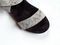 Revitalign Swell Women's Comfort Strap Sandal - Grey Lizard front