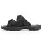 Propet Vero Men's Slide Sandals - Black - Instep Side