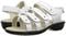 Propet Aurora - Women's Leather Adjustable Sandals - White