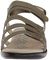 Propet Aurora - Women's Leather Adjustable Sandals - Olive