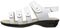 Propet Aurora - Women's Leather Adjustable Sandals - White