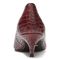 Vionic Kit Josie - Women's Heels with Arch Support - Wine Croc 5 back view
