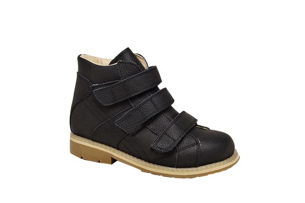 Mt. Emey Children's Orthopedic Stability Boot 2572 Strap Closure - Black Main Angle