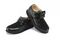 Mt. Emey 618 - Women's Lycra Casual Diabetic Shoes by Apis - Black Pair / Top
