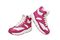 Mt. Emey Children's Orthopedic High-Top Slip Resistant Sneakers by Apis - Rosy Red/White 