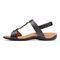 Vionic Rest Farra - Women's Supportive Sandals - Black Woven - 2 left view