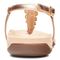Vionic Rest Miami - Women's Supportive Sandals - Rose Gold Metallic - 5 back view