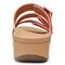 Vionic Pacific Rio - Women's Adjustable Platform Sandal - Coral Woven - 5 back view