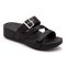 Vionic Pacific Rio - Women's Adjustable Platform Sandal - 1 main view Black Snake