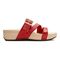 Vionic Pacific Rio - Women's Adjustable Platform Sandal - Red Lizard - 4 right view