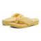 Vionic Indulge Gracie - Women's Toe Post Slipper - Golden Cream - pair left angle