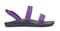 Olukai Kipuka Girl's Comfort Sandals - Crushed Grape / Charcoal - Profile
