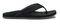 Olukai Pikoi - Men's Supportive Leather Sandal - Black / Black - Profile