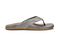 OluKai Pikoi Men's Leather Beach Sandals - Charcoal / Charcoal - Side