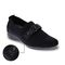 Revere Genoa Stretch Supportive Comfort Women's Loafer - Black Black Lizard - Product View - 6