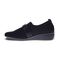 Revere Genoa Stretch Supportive Comfort Women's Loafer - Black Black Lizard - Product View - 3