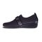 Revere Genoa Stretch Supportive Comfort Women's Loafer - Graphite Black Metallic Python - Product View - 3