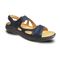 Revere Astoria - Women's Backstrap Sandal - Astoria Navy Snake